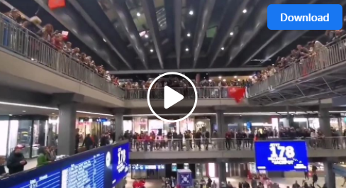 Protesters against the health pass invade Bern station in Switzerland