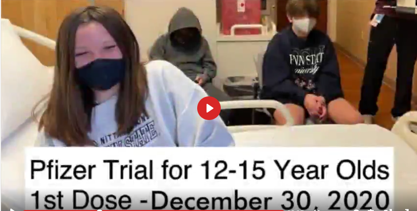 PFIZER "VACCINE" TEST CHILD--PARENTS, THIS COULD BE YOUR CHILD AFTER THE SHOTS