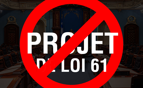 PL61: The government pours its gall The government is really not happy with what is happening to Bill 61.  Except you know what? It is not for lack of trying to find solutions.